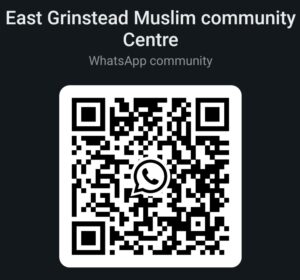 East Grinstead Mosque WhatsApp Community QR Code